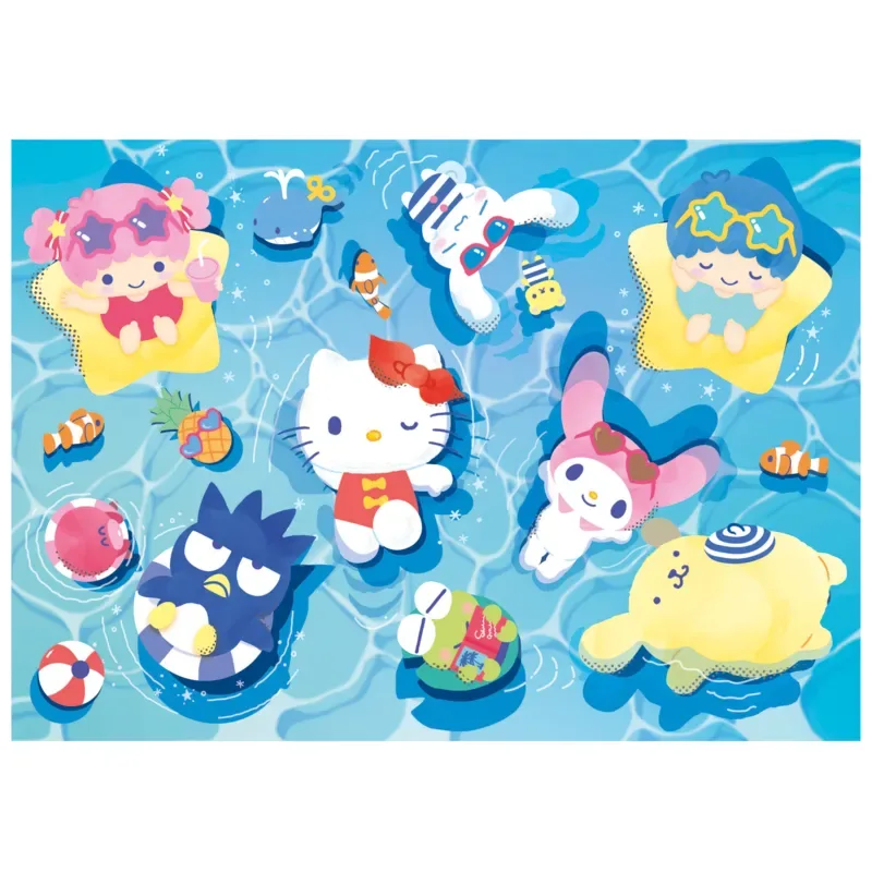 Puzzle Pièces XXL - Hello Kitty et Ses Amis - 500 à 999 pièces van Educa – doos