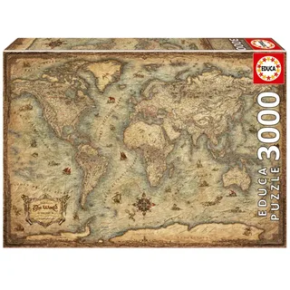 Puzzle Planisphère - 3000 pièces van Educa – doos 2 van 2