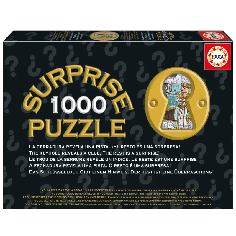 Puzzle Puzzle Surprise - Knights Round Table - 1000 pièces van Educa – doos