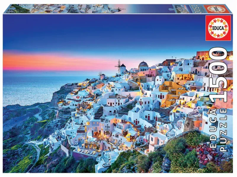 Puzzle Santorini - 1500 pièces van Educa – doos 2 van 2