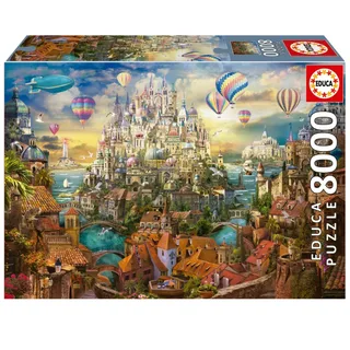 Puzzle Ville de Rêve - 6000 à 9000 pièces von Educa – Schachtel 2 von 2
