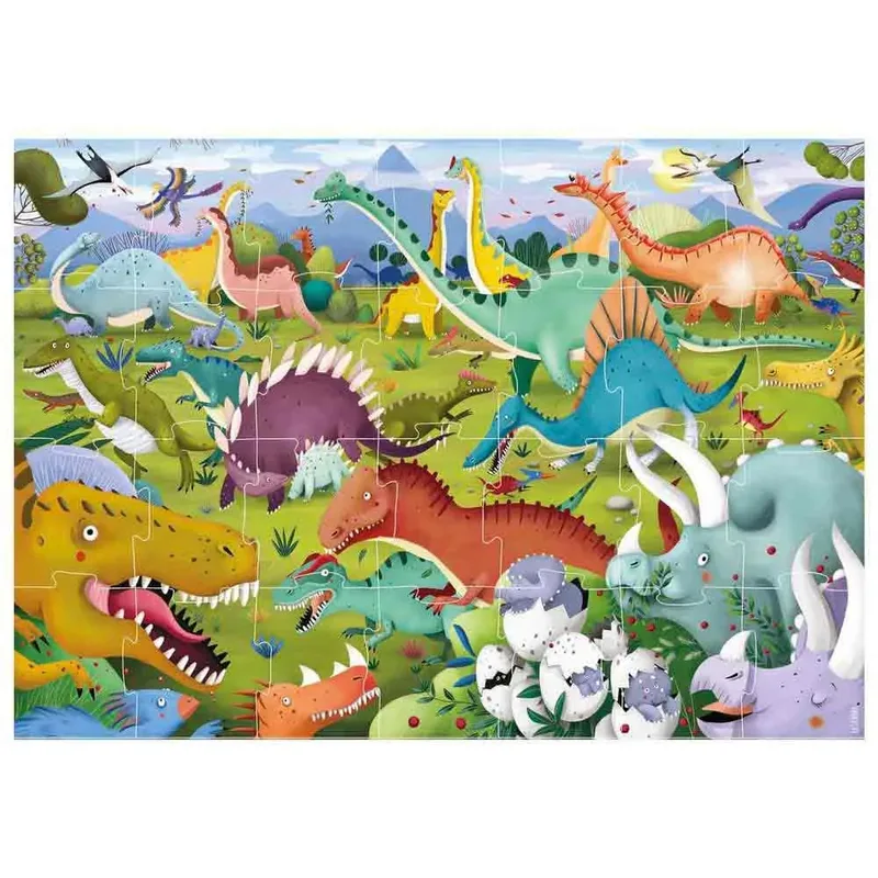 Puzzle XL 28 Dinozaury - Puzzel XL 28 Dinosaurussen van Educa, editie Meerkleurig – doos 3 van 4