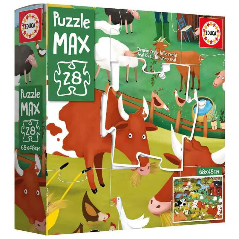 Puzzle XL 28 Farma - Puzzel XL 28 Boerderij van Educa – doos 2 van 4