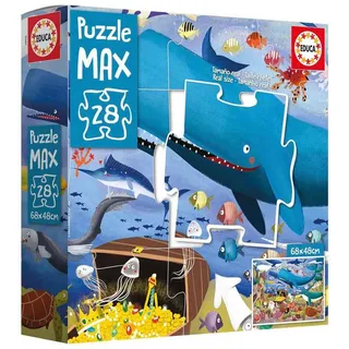 Puzzle XL 28 Podwodne zwierzęta - Puzzel XL 28 Onderwaterdieren de Educa, édition Multicolore – boîte 2 sur 4