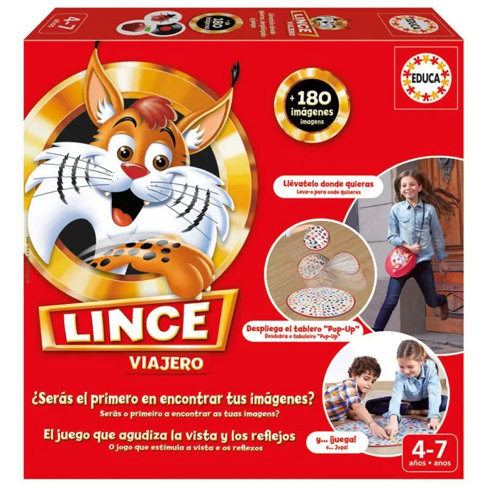 Reizende Lynx/bordspel Portugees Spaans från Educa – kartong