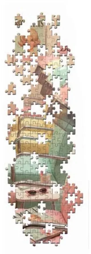 Retro Glam Woonkamer Puzzel 1000 Stukken Veelkleurig Kinderen van Educa, editie Meerkleurig – doos 1 van 2