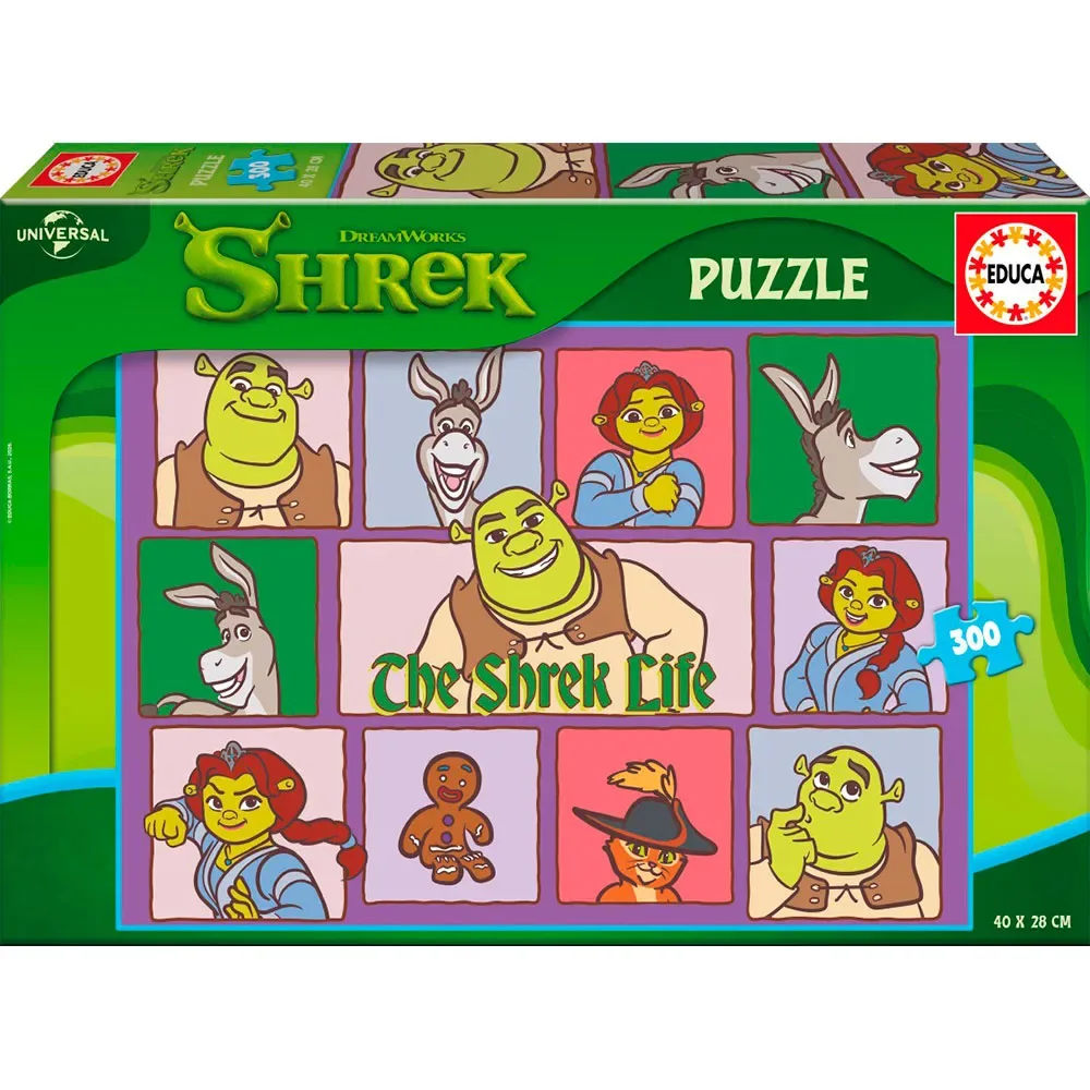 Shrek Pussel 300 Bitar från Educa – kartong