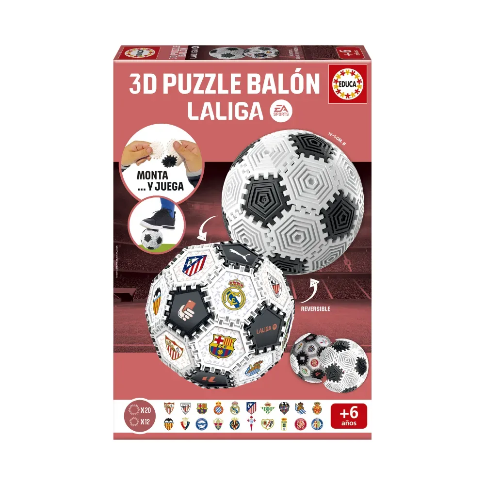 Soccer La Liga 3d Puzzel från Educa – kartong