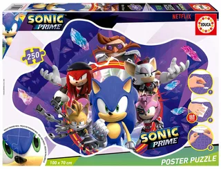 Sonic Prime Puzzel 250 Stukken van Educa, editie Meerkleurig – doos 1 van 4