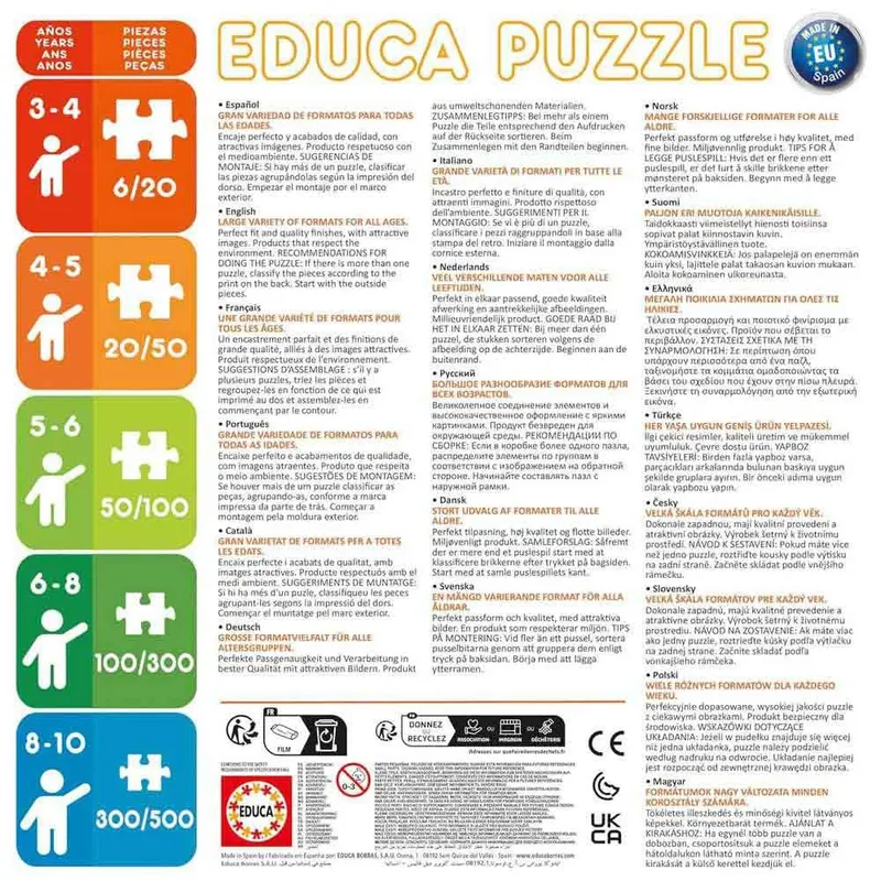Sonic Prime Puzzel 250 Stukken van Educa, editie Meerkleurig – doos 4 van 4