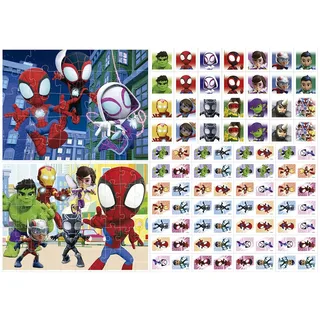 Spelletjes Spidey Superpack 4-in-1 van Educa, editie Meerkleurig – doos 2 van 2