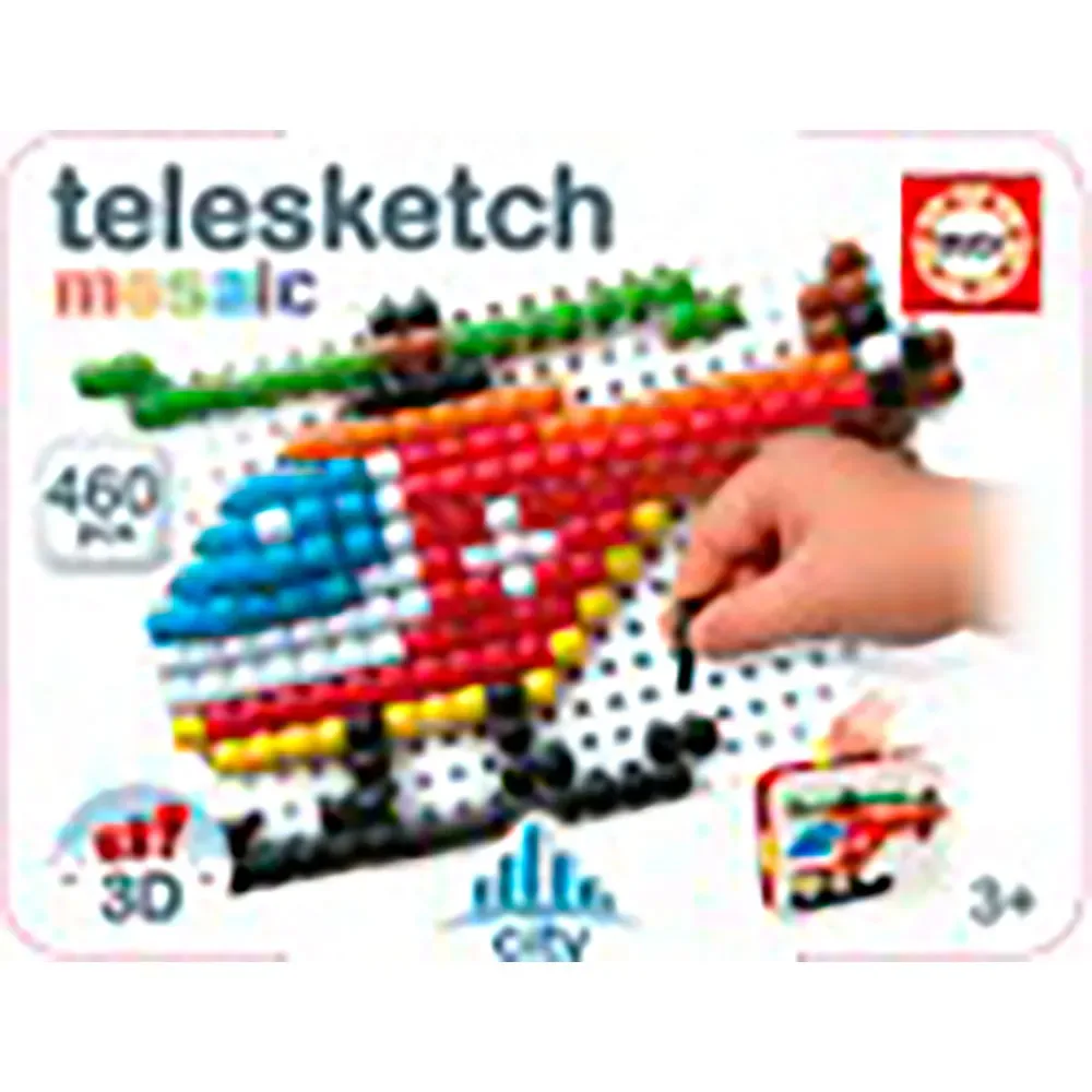 Jeu De Société Telesketch Pixel Art City de Educa – boîte