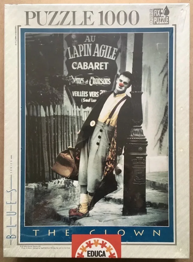 The Clown, Bertram Bahner Puzzel zeldzaam van Educa – doos