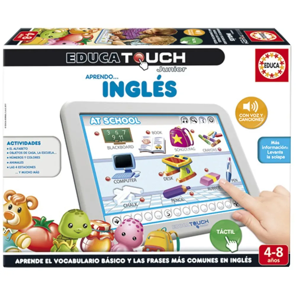 Touch Junior Ik Leer Bordspel Engels från Educa – kartong