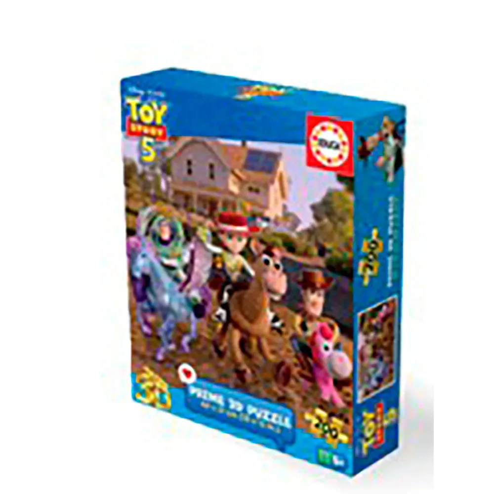Toy Story 5 3d Book Tin Pussel 300 Bitar från Educa – kartong