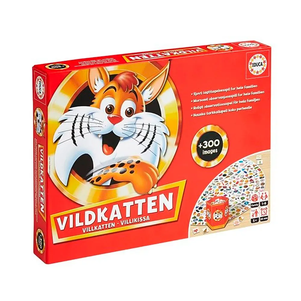 Vildkatten 300 från Educa – kartong