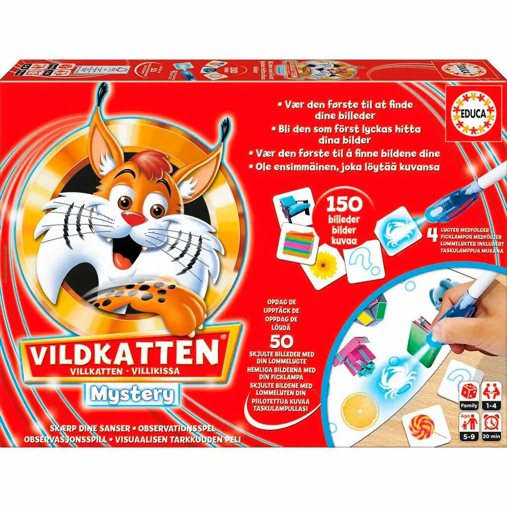 Vildkatten-mystery 150 Pieces (78-19603) Brädspel från Educa – kartong