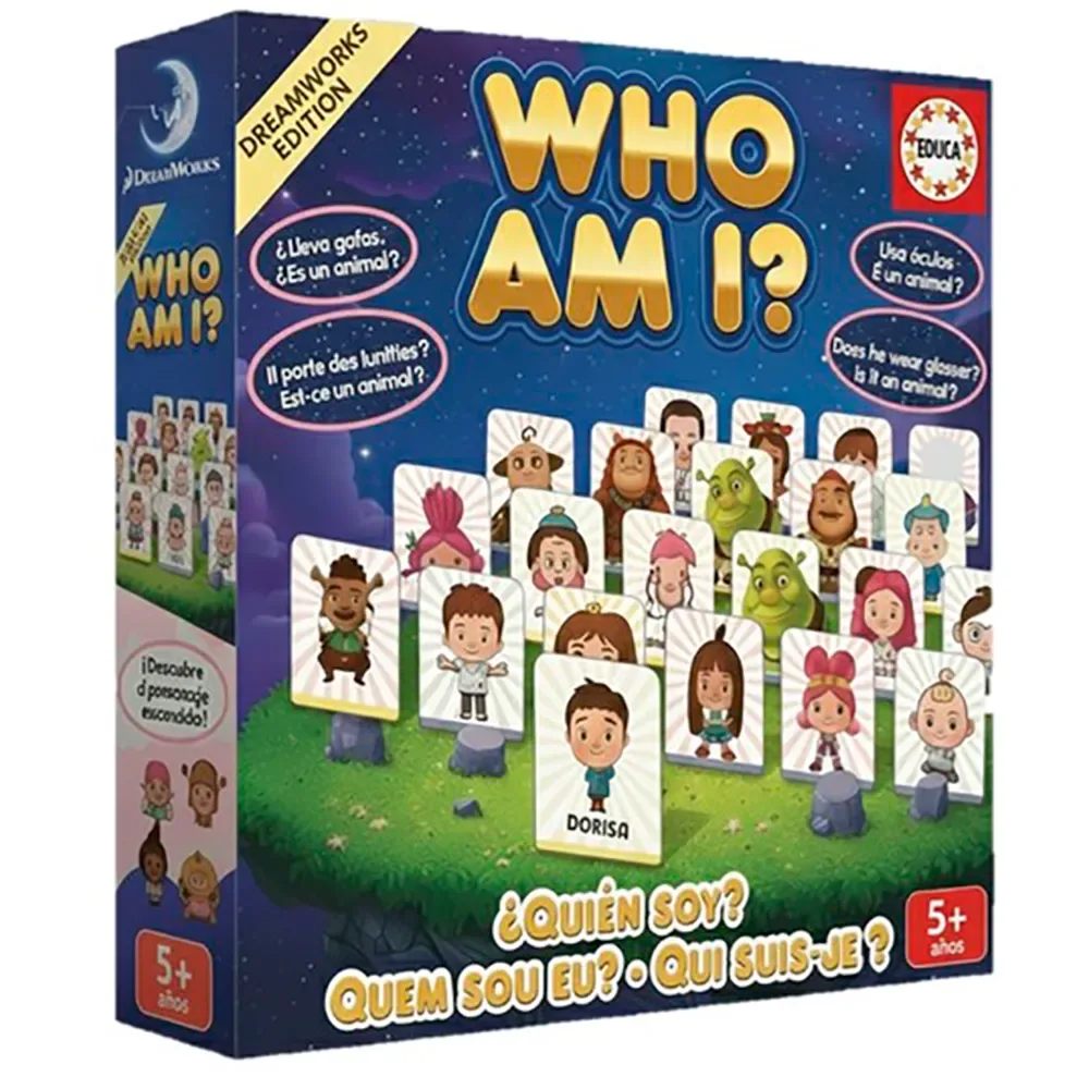 Who Am I? Dreamworks Pussel från Educa – kartong