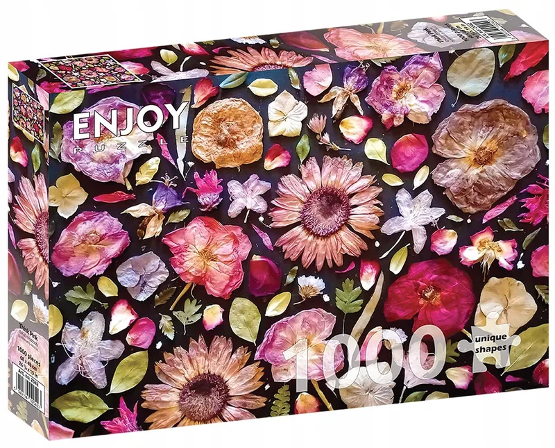 1000-delige Puzzel: Gedroogde Bloemen, Merkloos von Enjoy Puzzle, Ausgabe Mehrfarbig – Schachtel