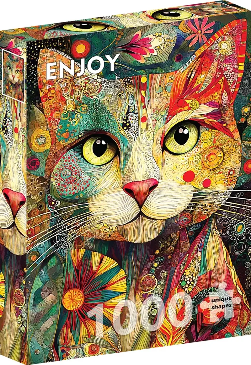 Artie the Cat (1000). van Enjoy Puzzle, editie Meerkleurig – doos