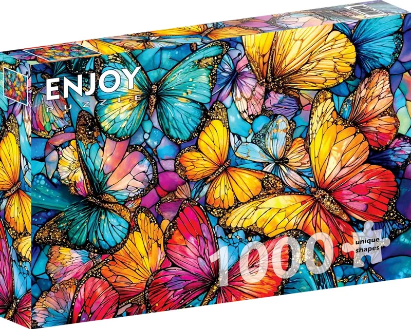 Butterfly Extravaganza (1000). de Enjoy Puzzle, édition Multicolore – boîte