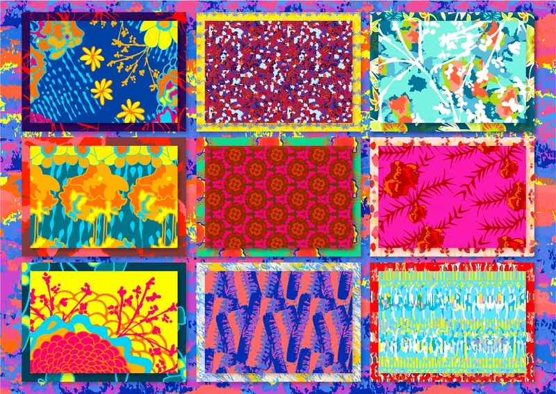 Designer Patterns 5 Puzzel 1000 Stukjes from Enjoy Puzzle, Multicolour edition – box