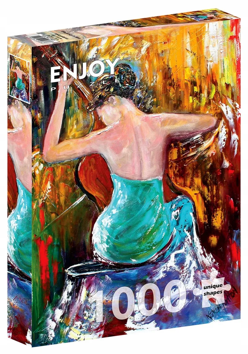 Enjoy "Blauwe Rapsodie" Puzzel 1000 Stukjes von Enjoy Puzzle, Ausgabe Mehrfarbig – Schachtel