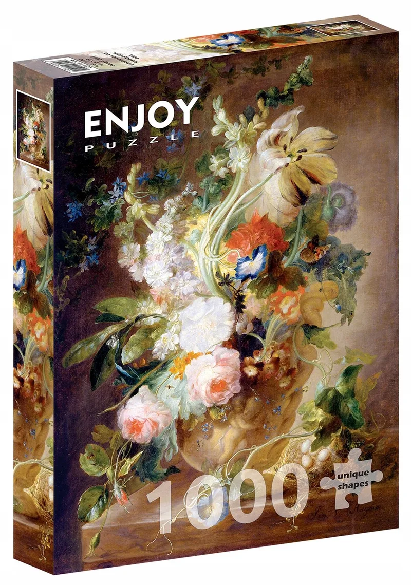 Enjoy Puzzel 1000 Stukken: Bloemen in Vaas - Jan van Huysum von Enjoy Puzzle, Ausgabe Mehrfarbig – Schachtel