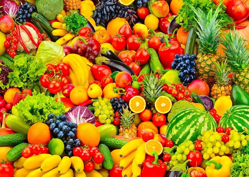 Enjoy puzzel Fruits and Vegetables - 1000 stukjes. från Enjoy Puzzle, utgåva Flerfärgad – kartong
