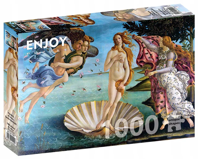 Enjoy Puzzel 'Geboorte van Venus' 1000 Stukjes - Botticelli von Enjoy Puzzle, Ausgabe Mehrfarbig – Schachtel