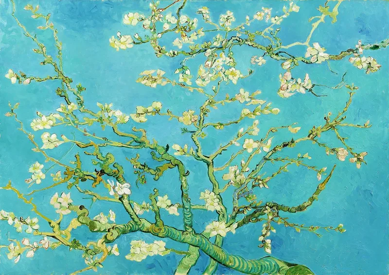 Enjoy puzzel Vincent van Gogh: Mandelblüte - 1000 stukjes. fra Enjoy Puzzle, Flerfarvet-udgave – æske