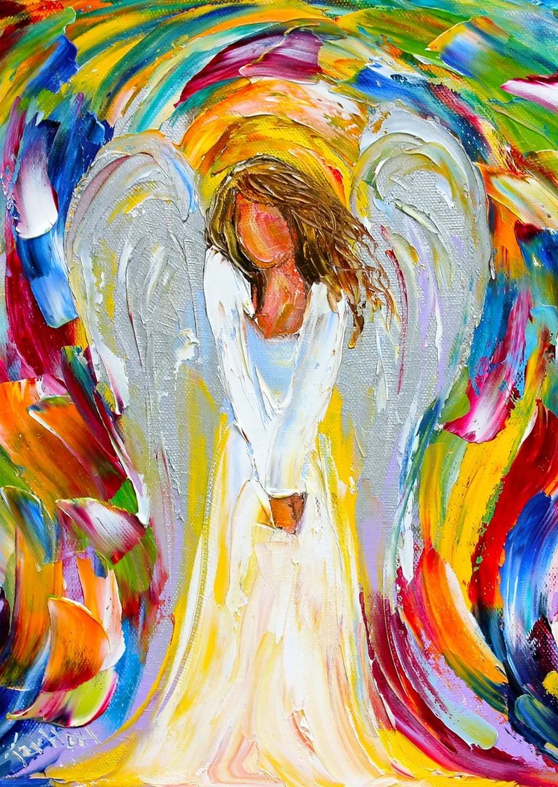 legpuzzel Angel Blessing - 1000 stukjes kleurrijk. from Enjoy Puzzle, Multicolour edition – box