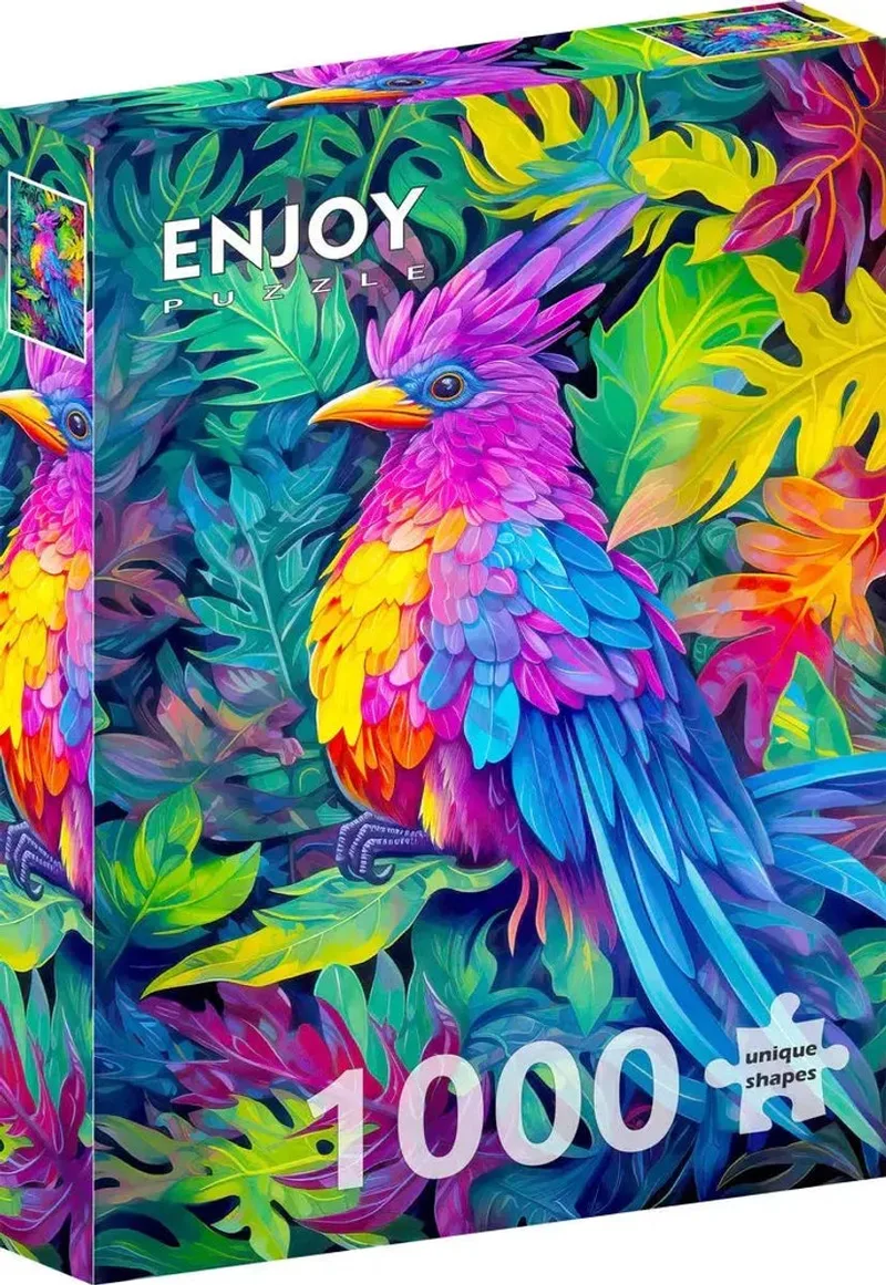 legpuzzel Cardinal's Secret 1000 stukjes kleurrijk karton. van Enjoy Puzzle, editie Meerkleurig – doos