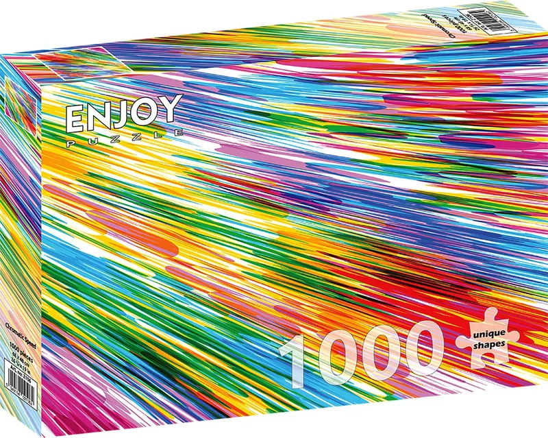 legpuzzel Chromatic Speed - 1000 stukjes kleurrijk. van Enjoy Puzzle, editie Meerkleurig – doos