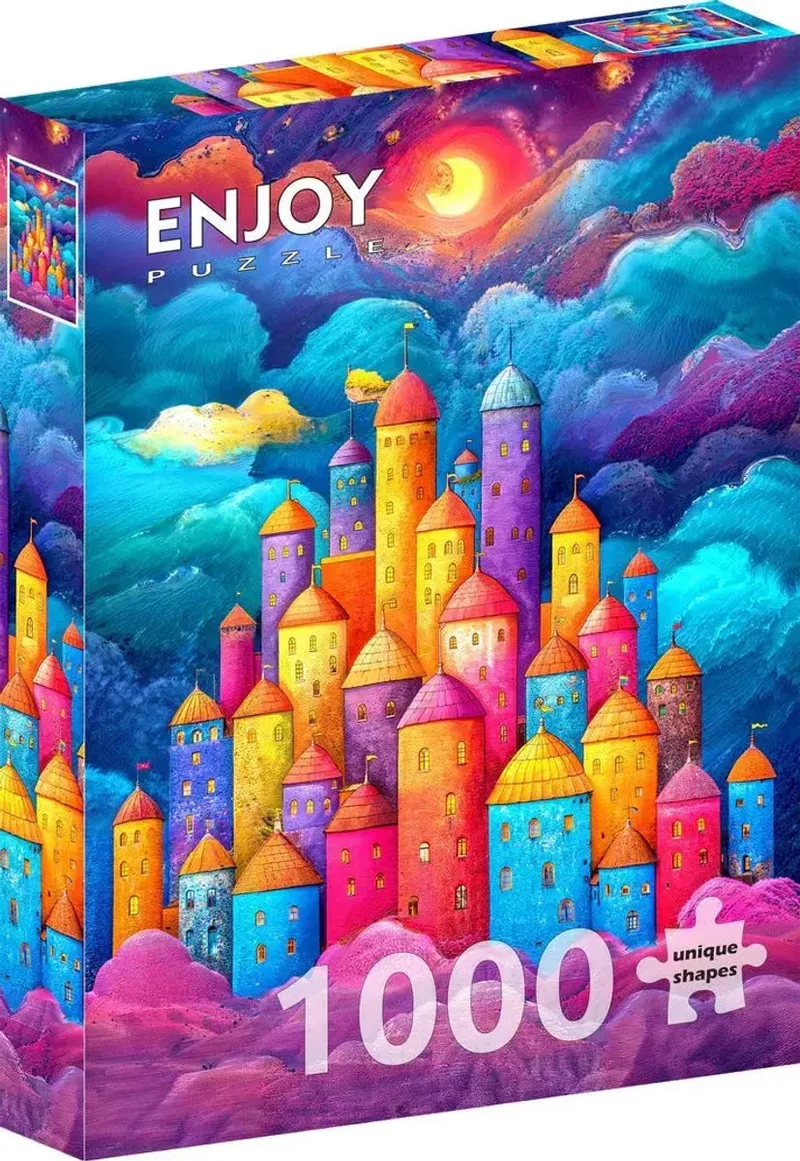 legpuzzel Clouds Fortress 1000 stukjes volwassenen kinderen. from Enjoy Puzzle, Multicolour edition – box