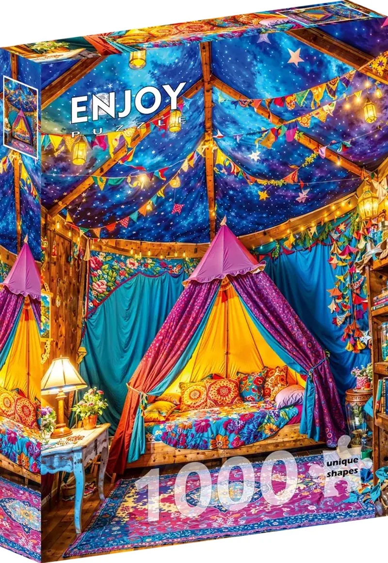 legpuzzel Cozy Retreat 1000 stukjes volwassenen. de Enjoy Puzzle, édition Multicolore – boîte