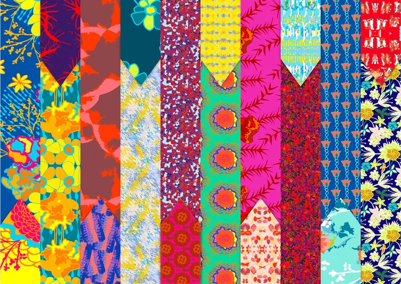 legpuzzel Designer Patterns 1 - 1000 stukjes multicolor. van Enjoy Puzzle, editie Meerkleurig – doos