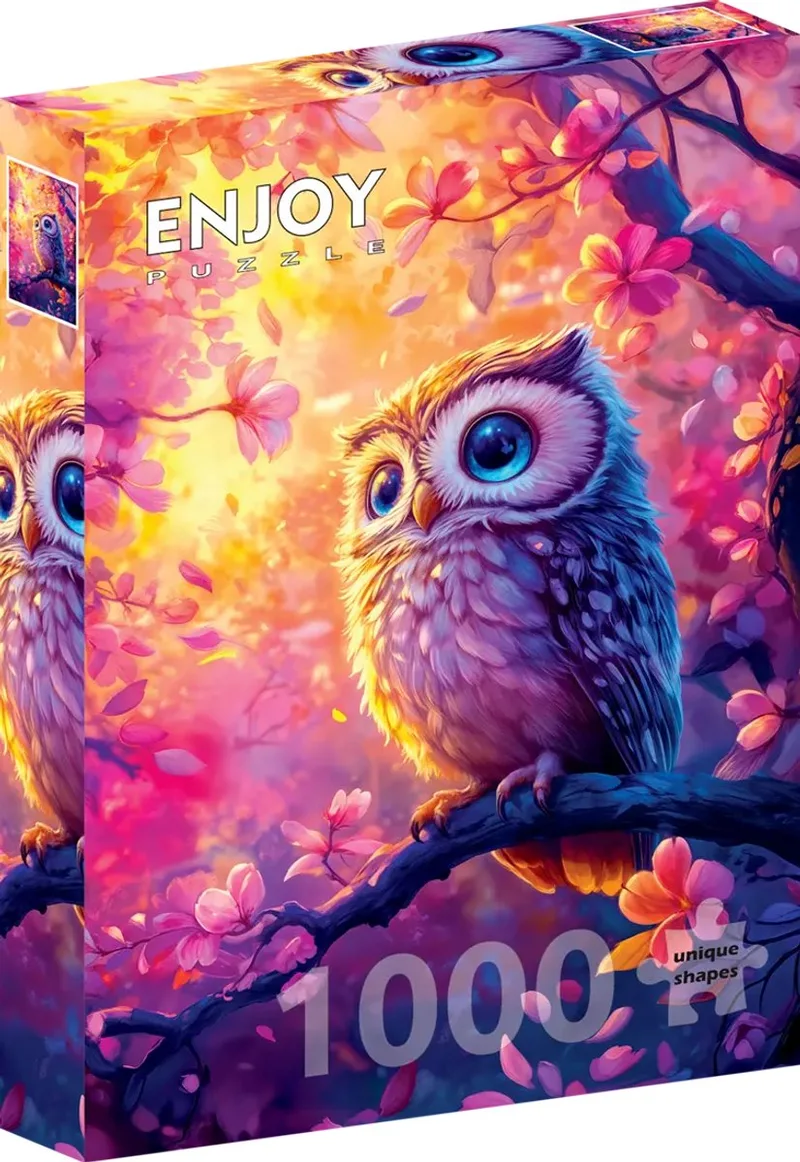 legpuzzel Dreamy Owl 1000 stukjes dieren puzzel. from Enjoy Puzzle, Multicolour edition – box