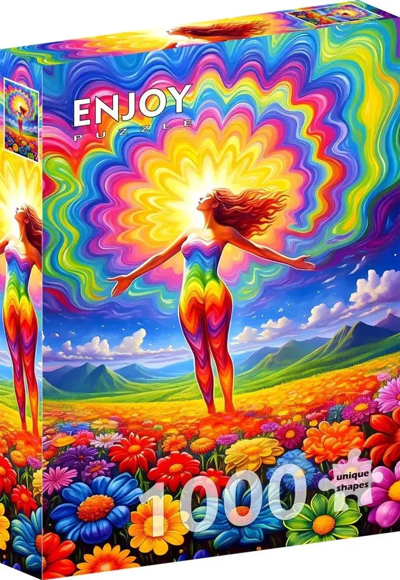 legpuzzel Energies in Sync 1000 stukjes landschap. van Enjoy Puzzle, editie Meerkleurig – doos