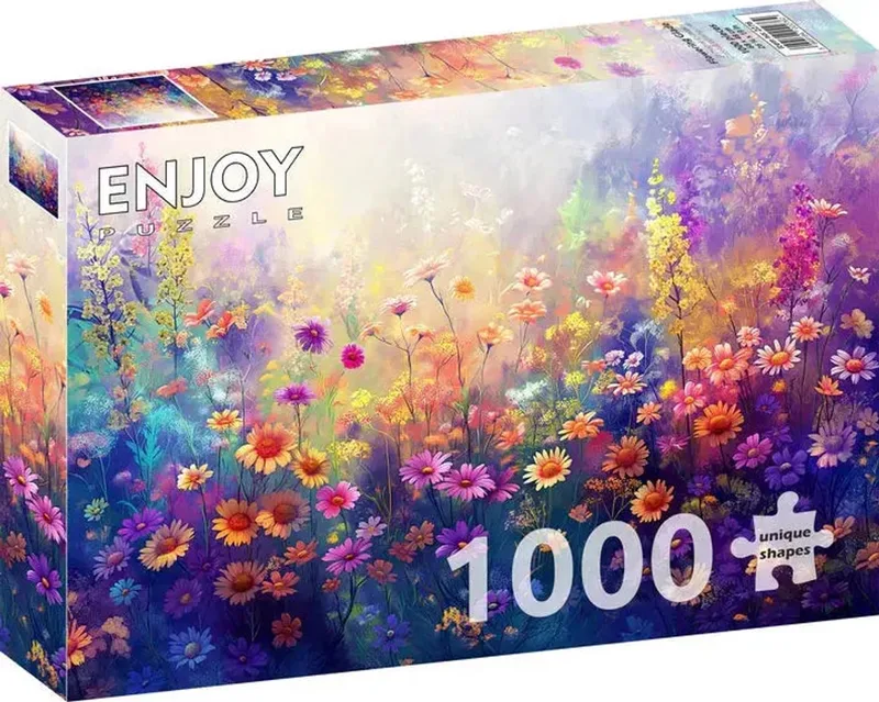 legpuzzel Flowering Glade 1000 stukjes puzzelspel. van Enjoy Puzzle, editie Meerkleurig – doos