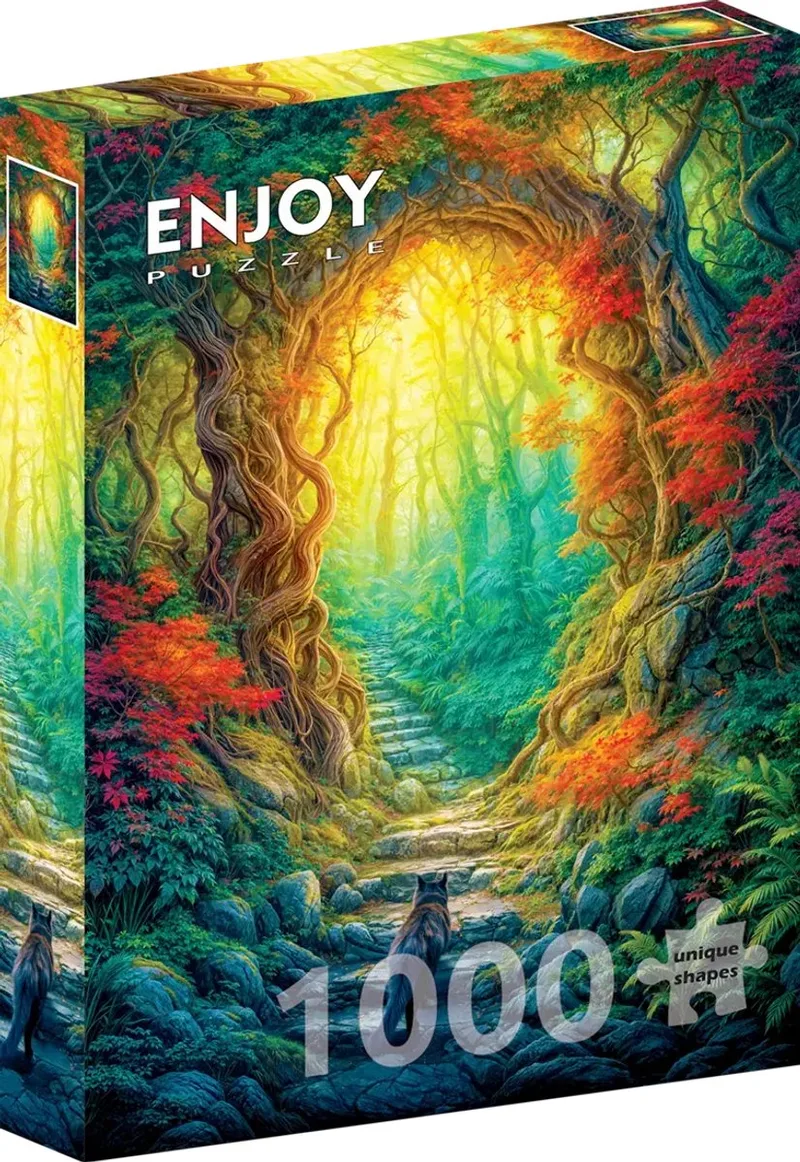 legpuzzel Forest Gateway 1000 stukjes bos puzzel volwassenen. van Enjoy Puzzle, editie Meerkleurig – doos