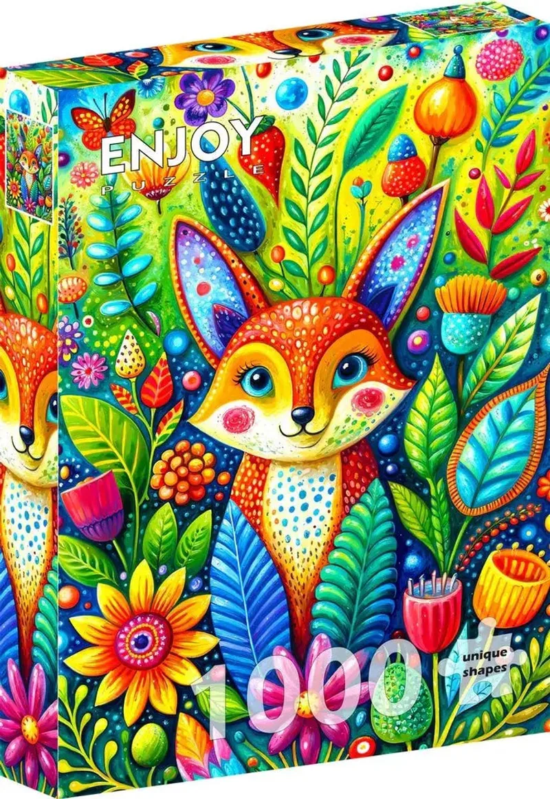 legpuzzel Garden's Guest 1000 stukjes dieren. van Enjoy Puzzle, editie Meerkleurig – doos