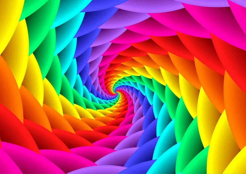 legpuzzel Gradient Rainbow Swirl - 1000 stukjes kleurrijk. from Enjoy Puzzle, Multicolour edition – box