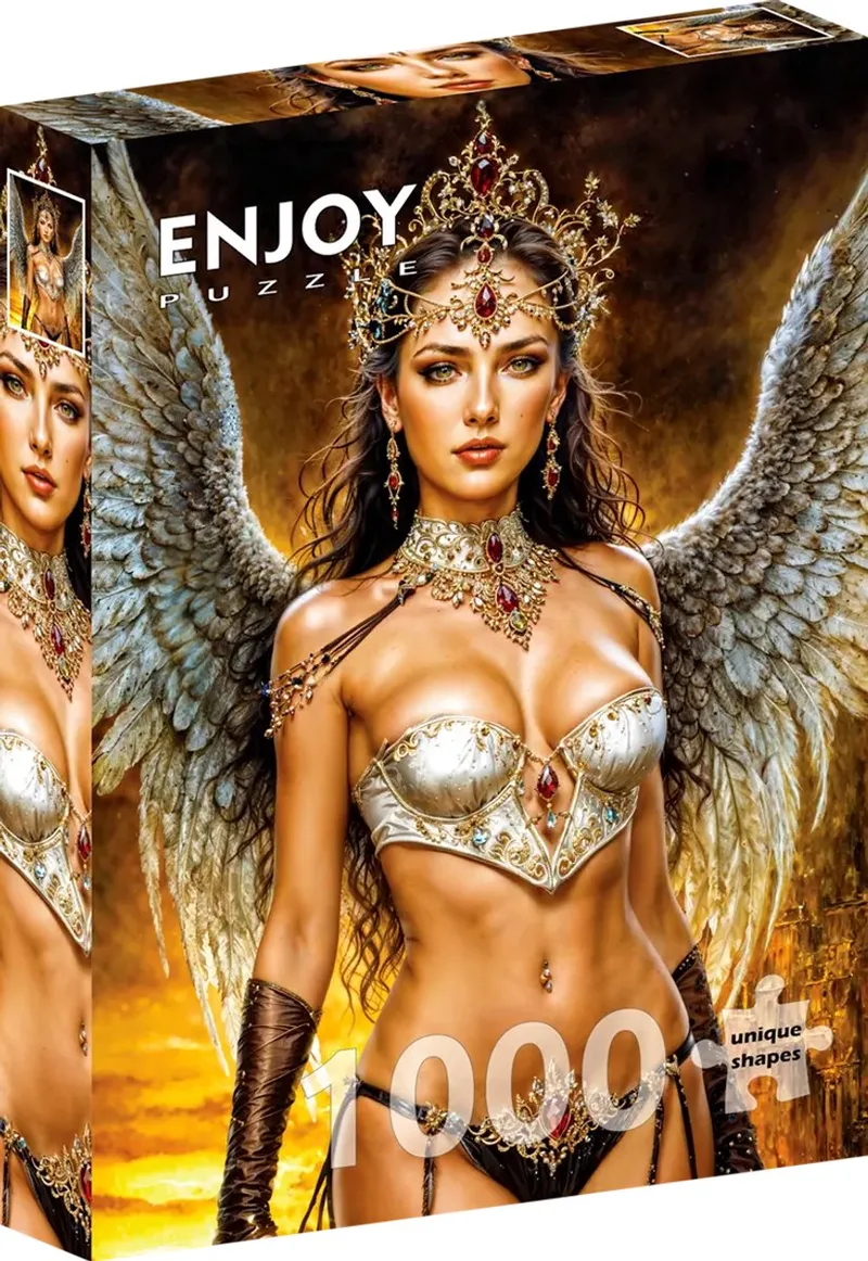 legpuzzel Heavenly Armor 1000 stukjes fantasie kunst. van Enjoy Puzzle, editie Meerkleurig – doos
