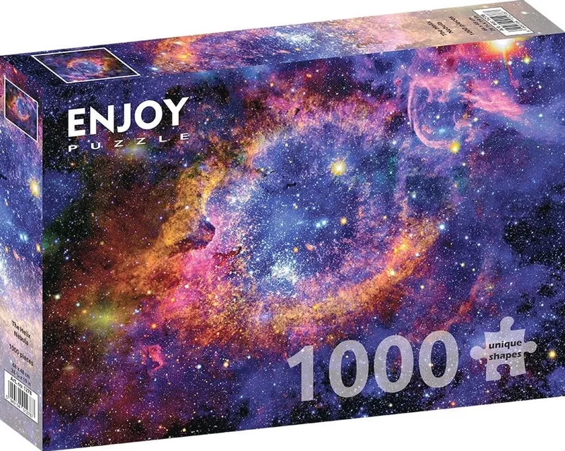 legpuzzel Helix Nebula - 1000 stukjes ruimte avontuur. van Enjoy Puzzle, editie Meerkleurig – doos