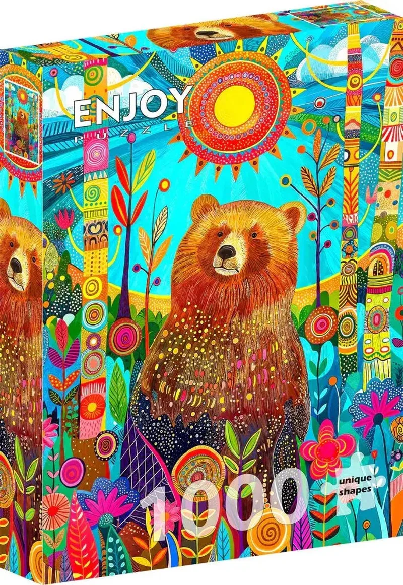 legpuzzel Hibernation Ends 1000 stukjes dieren. from Enjoy Puzzle, Multicolour edition – box