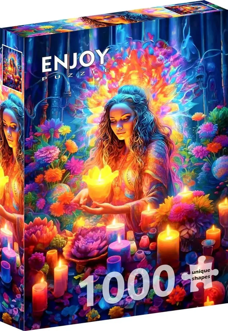 legpuzzel Let the Light Shine 1000 stukjes karton. van Enjoy Puzzle, editie Meerkleurig – doos