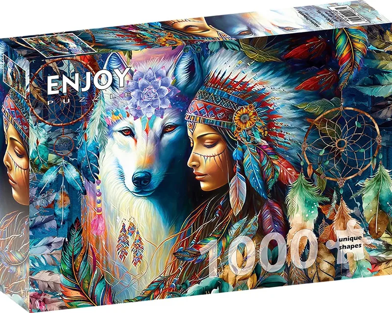 legpuzzel Native Princess 1000 stukjes kunst volwassenen. van Enjoy Puzzle, editie Meerkleurig – doos