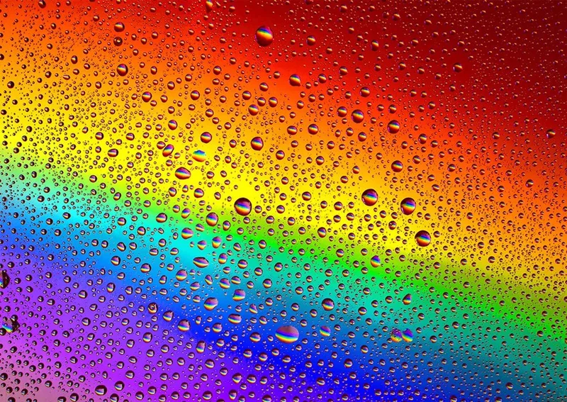 legpuzzel Rainbow Drops - 1000 stukjes kleurrijk plezier. from Enjoy Puzzle, Multicolour edition – box