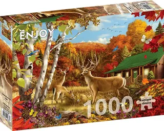 legpuzzel Somewhere in a Field - 1000 stukjes puzzelplezier. von Enjoy Puzzle, Ausgabe Mehrfarbig – Schachtel 2 von 2